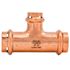 Quickfitting 3/4" X 3/4" X 1/2" Press Copper Reducing Tee Fitting (Case of 60)