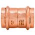Quickfitting 1-1/2" Press X 1-1/2" Press Copper Coupling With Stop (Case of 24)