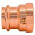 Quickfitting 1-1/4" Press X 1-1/4" Fnpt Copper Female Adapter (Case of 48)