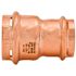 Quickfitting 1-1/2" Press X 1-1/4" Press Copper Reducing Coupling (Case of 48)