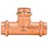 Quickfitting 3/4" X 3/4" X 3/4" Press Copper Tee Fitting (Case of 60)
