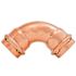 Quickfitting 1" Press X 1" Press Copper 90 Degree Elbow Fitting (Case of 60)