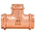 Quickfitting 1-1/4" X 1-1/4" X 1" Press Copper Reducing Tee Fitting (Case of 18)