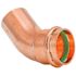 Quickfitting 1-1/4" Ftg X 1-1/4" Press Copper 45 Degree Street Elbow (Case of 48)