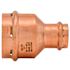Quickfitting 2" Press X 1" Press Copper Reducing Coupling (Case of 24)