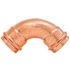 Quickfitting 1-1/4" Press X 1-1/4" Press Copper 90 Degree Elbow Fitting (Case of 18)