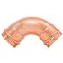 Quickfitting 2" Press X 2" Press Copper 90 Degree Elbow Fitting (Case of 8)