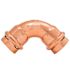 Quickfitting 3/4" Press X 3/4" Press Copper 90 Degree Elbow Fitting (Case of 80)