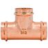 Quickfitting 2" X 2" X 2" Press Copper Tee Fitting (Case of 8)
