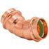 Quickfitting 1" Press X 1" Press Copper 45 Degree Elbow Fitting (Case of 40)
