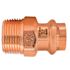 Quickfitting 1/2" Press X 3/4" Mnpt Copper Male Adapter (Case of 120)