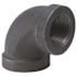 WARD MFG. BLACK MALLEABLE ELBOW 90 DEG 1 IN.