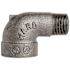 WARD MFG. BLACK MALLEABLE STREET ELBOW 90 DEG 3/4 IN