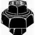 WARD MFG. BLACK MALLEABLE UNION 1/2 IN.