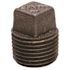 WARD MFG. BLACK MALLEABLE PLUG 1/2 IN.