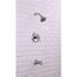 Seasons Seasons Single Handle Tub and 1.8 GPM Showerhead Kit with Valve in Brushed Nickel