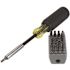Klein Tools Magnetic Screwdriver with 32 Tamperproof Bits