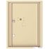 Florence USPS Delivery Recessed Wall Mount 4C Mailbox with 1 Parcel Locker in Sandstone