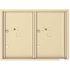 Florence USPS Delivery Recessed Wall Mount 4C Mailbox with 2 Parcel Lockers in Sandstone