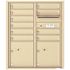 Florence USPS Delivery Recessed Wall Mount 4C Mailbox with 10 Compartments, 2 Parcel Lockers in Sandstone