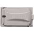 BELL N3R Aluminum Gray 1-Gang Twist Lock Flip Electrical Outlet Cover, UFAST 14-in-1