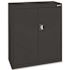 Lorell Fortress Series 36 in. x 18 in. x 42 in., Black Steel Storage Cabinets
