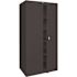Lorell Fortress Series 36 in. x18 in. x 72 in., Black, Steel Storage Cabinets