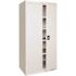 Lorell Fortress Series 36 in. x 18 in. x 72 in., Light Gray, Steel Storage Cabinets