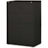 Lorell 30 in. x 18-5/8 in. x 52 in. - 1/2 in. Black Lateral file with 4-Drawers