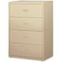 Lorell 30 in. x 18-5/8 in. x 52 in. - 1/2 in. Putty Lateral file with 4-Drawers