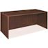 Lorell Essentials 60 in. x 30 in. x 29-1/2 in. Mahogany Rectangular Desk Shell, Laminate