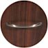 Lorell Essential Mahogany Mobile Pedestal File Cabinet