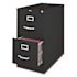 LORELL LORELL VERTICAL FILE CABINET, 2 DRAWERS, SECURITY LOCK, LEGAL FILES, BLACK, 18X26-1/2X28-3/8 IN.