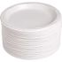 Genuine Joe 9 in. White Plastic Reusable Plates