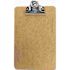 Business Source 6 in. x 9 in. Clipboard with Standard Metal Clip, Brown