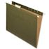 Nature Saver Hanging File Folder, Recycled, 1/5-Tab, Letter, Standard Green