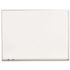 Sparco 48 in. x 36 in. Dry Erase Board, White Melamine Surface with Aluminum Frame
