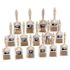 2 in. White China Bristle Flat Chip Brush (15 -Pack)