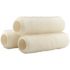 9 in.x 1/2 in.Shed Resistant White Woven Paint Roller Cover (3-Pack)