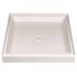 MUSTEE 36 x 36 Alcove Shower Pan Base with Center Drain in White