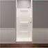 MUSTEE 36 in W x 73.25 in H Durawall Three piece Direct-to-Stud Alcove Shower Wall Surround in White