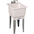 MUSTEE Utilatub Combo 18 in. x 23.5 in. x 33 in. Co-Polypure Floor Mount Laundry Tub