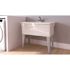 BigTub Utilatub Combo 40 in. x 24 in. 33 in. Polypropylene Floor Mount Utility Tub with Pull-Out Faucet in White