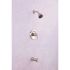 Premier Seasons Single Handle Tub and Adjustable 1.8 GPM Showerhead Kit with Valve in Brushed Nickel