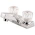 Pfister Pfister Series 4 . Centerset Double Handle Bathroom Faucet with Acrylic Knobs Polished Chrome