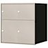 Florence Recessed Wall Mount Horizontal Mailbox with 4 Parcel Lockers in Anodized Aluminum