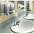 MOEN 4 in. Centerset 2-Handle High-Arc Bathroom Faucet in Chrome