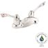 MOEN 4 in. Centerset 2-Handle High-Arc Bathroom Faucet in Chrome