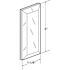 Prime-Line 3 in. x 1-1/4 in. Window Handle Mirror Pull (2-Pack)