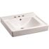 American Standard Decorum with Ever Clean 18-1/4 in. Wall Hung Bathroom Sink in White